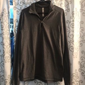 Grey Lululemon Quarter Zip Sweatshirt